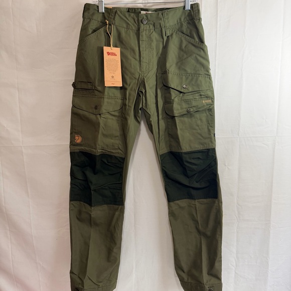 Fjallraven Mens Vidda Pro Ventilated Trousers Outdoor Hiking Pants Green 30-31” - Picture 2 of 16